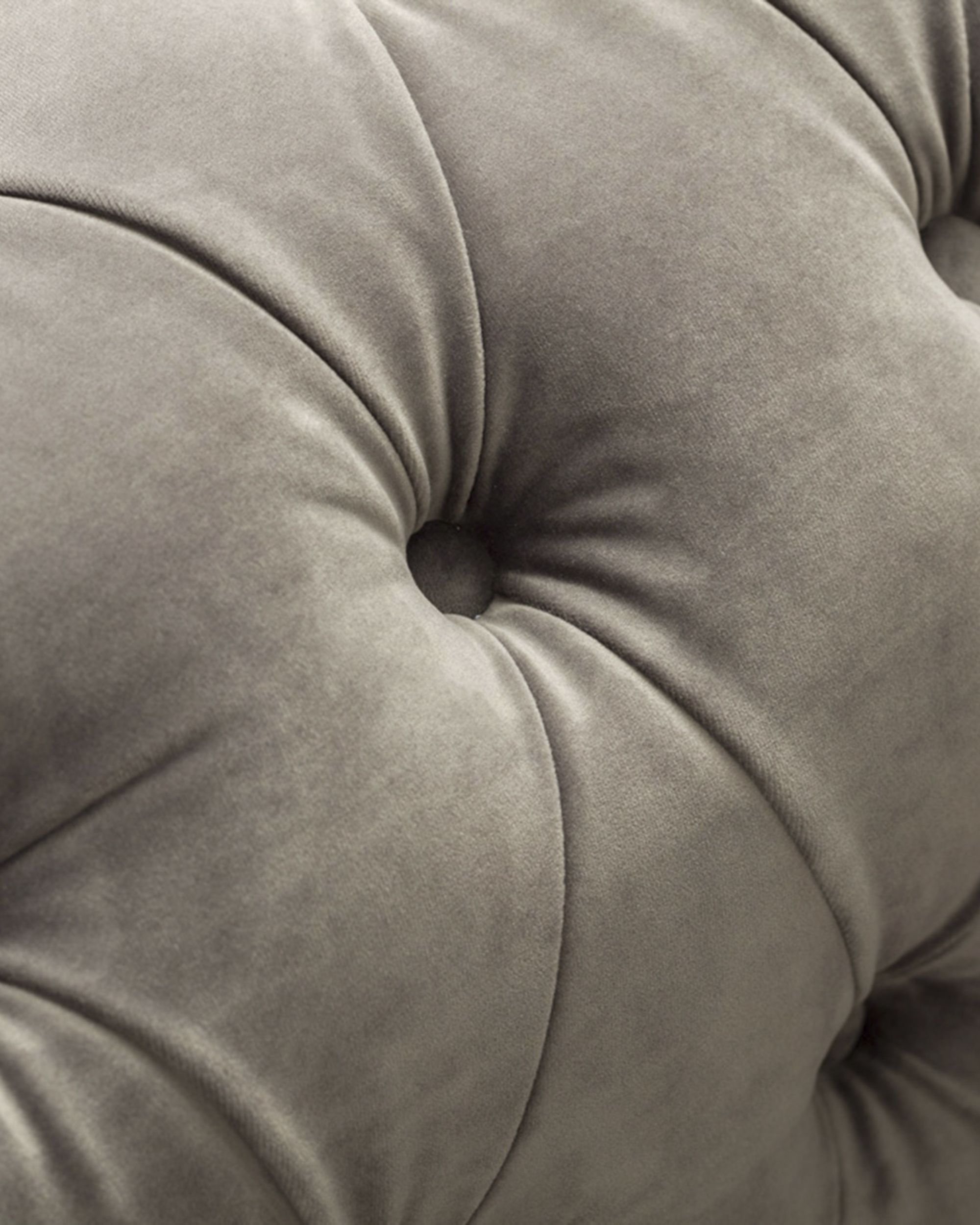 Chesterfield Classic bársony fotel szürke 118x96x77cm (hover)