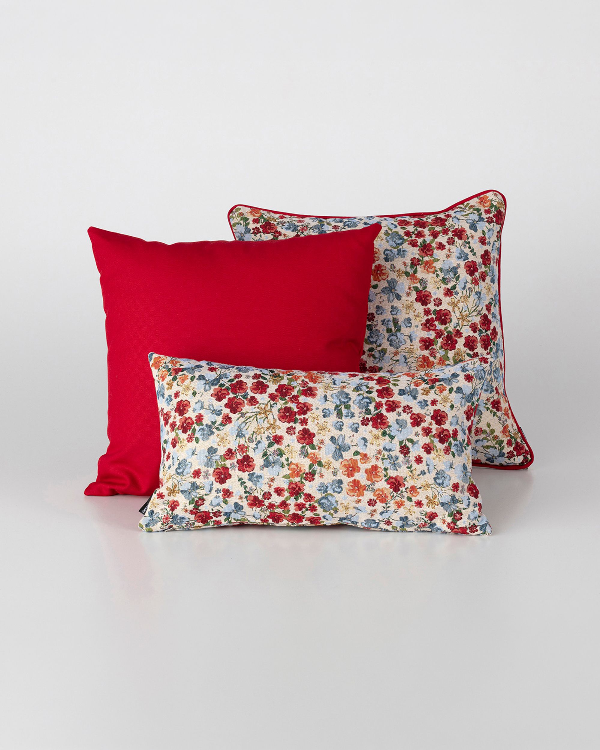 Red Popy Flower díszpárna szett nappaliba