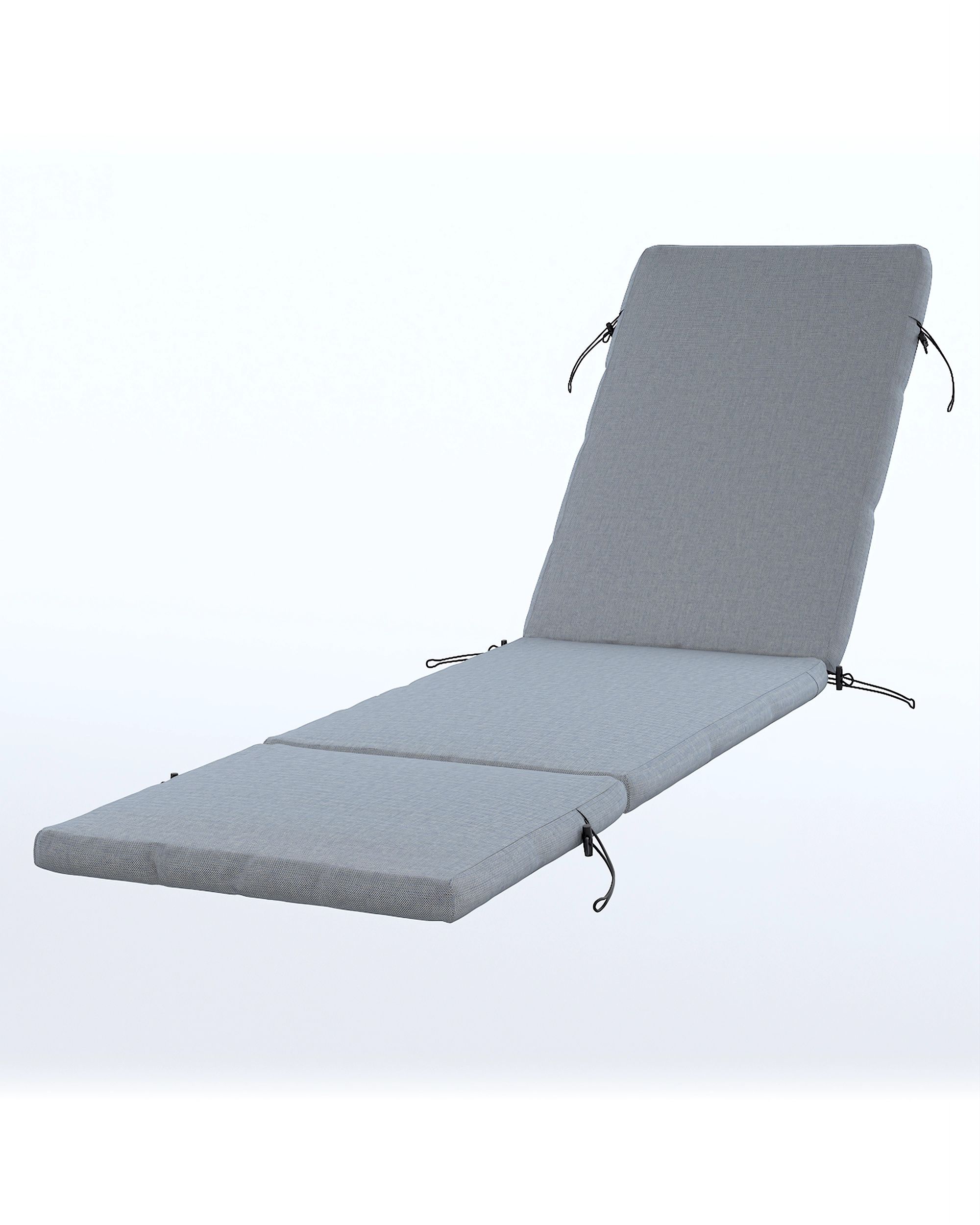 Duvholmen fekvőpárna párnahuzat 190x60cm (NÄMMARÖ, SEGERÖN) termék színe fekete szövet kültéri outdoor, fonott