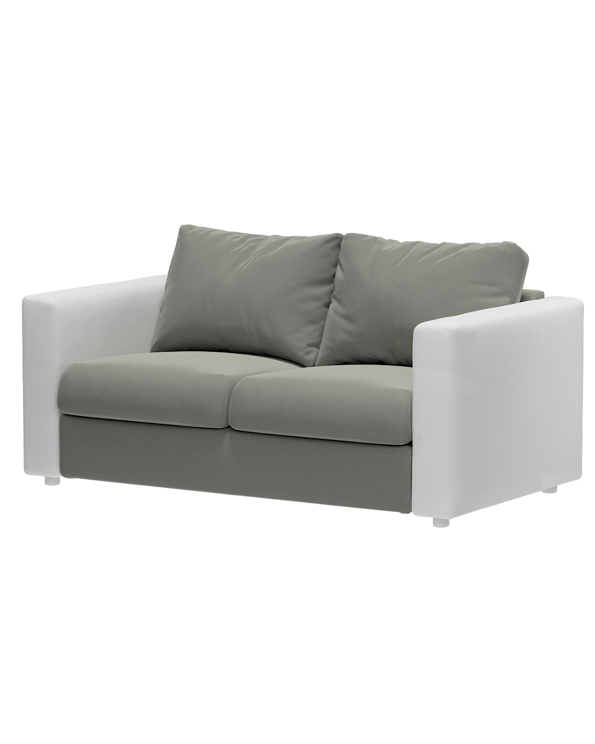 Huzat a Vimle kétszemélyes modulhoz termék színe szürke szövet fényes, welwet