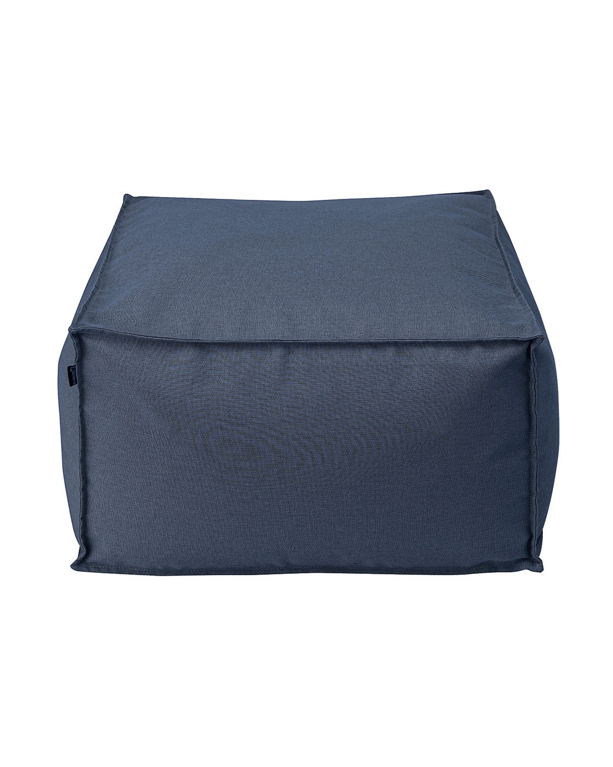 Kerti puff termék színe fekete szövet kültéri outdoor, fonott (hover)
