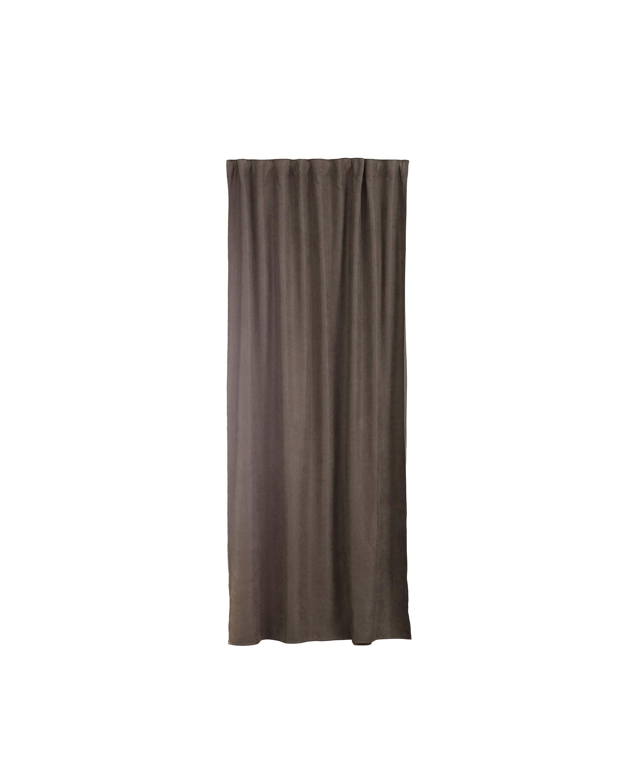 BASIC sötétítő függöny redőzőszalagon 140x280 cm barna-szürke 1 db