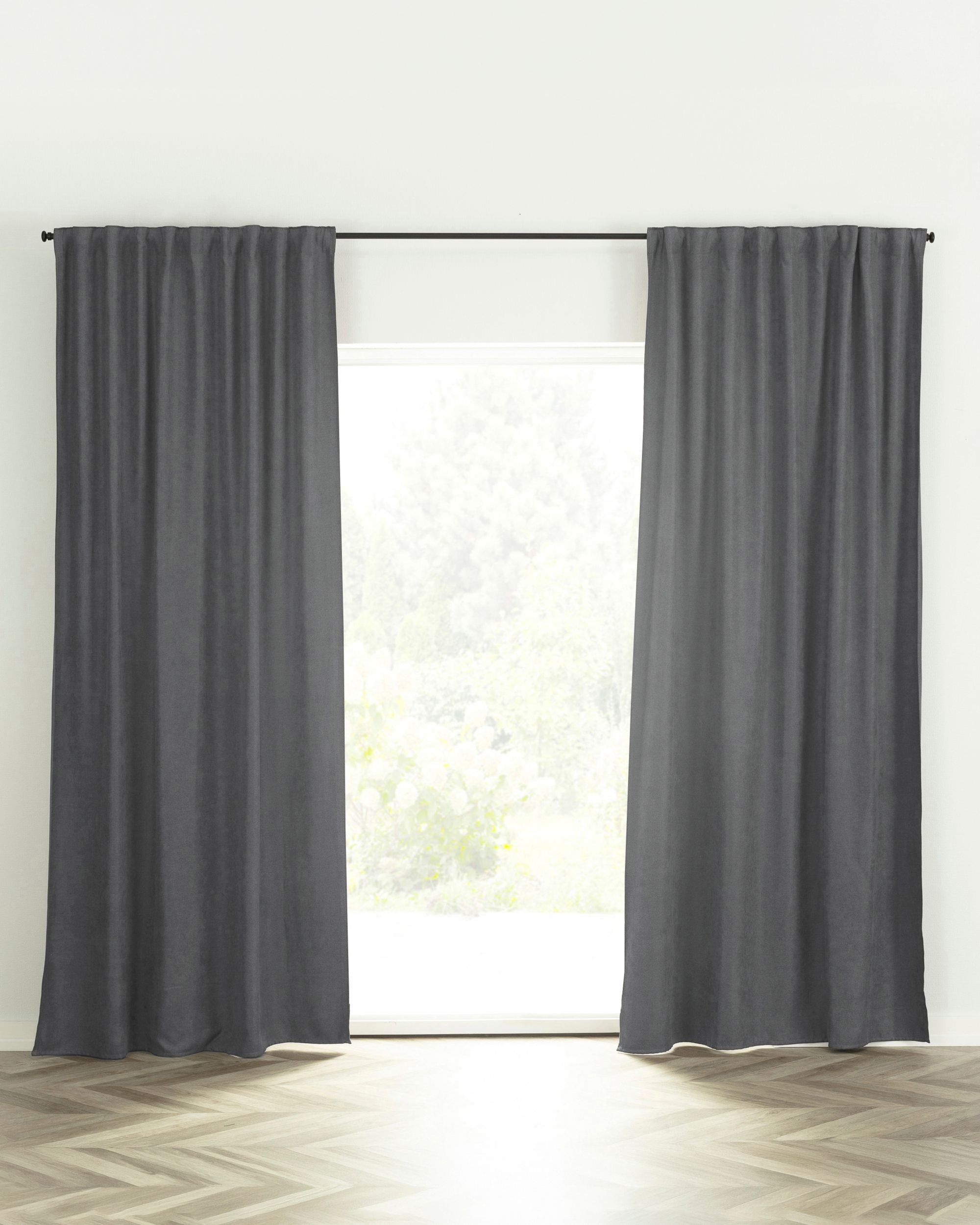 BASIC Chenille kész függöny redőzőszalagon 140x260 cm szürke 1 db