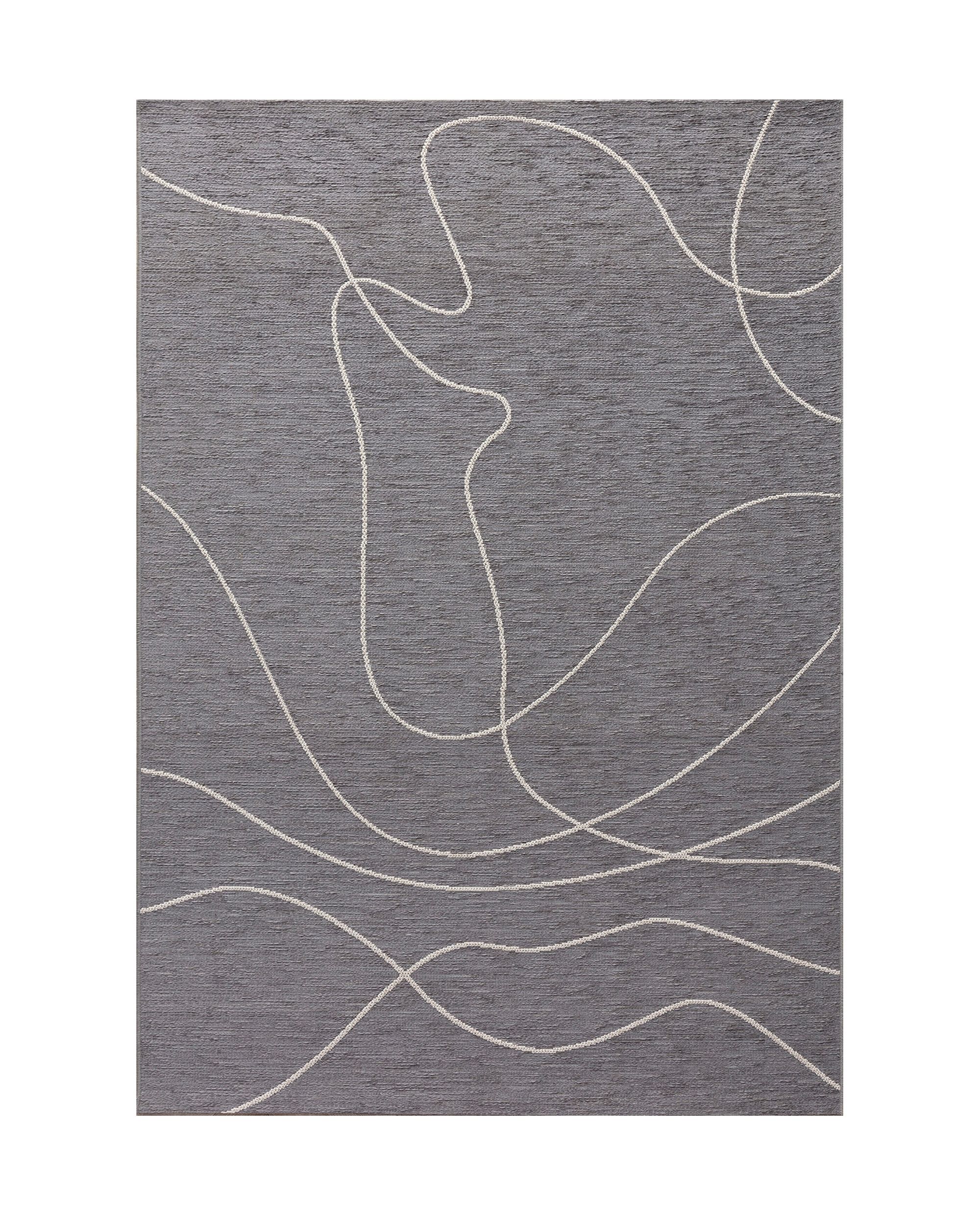 Velvet 160x230cm bézs/sötétszürke szőnyeg