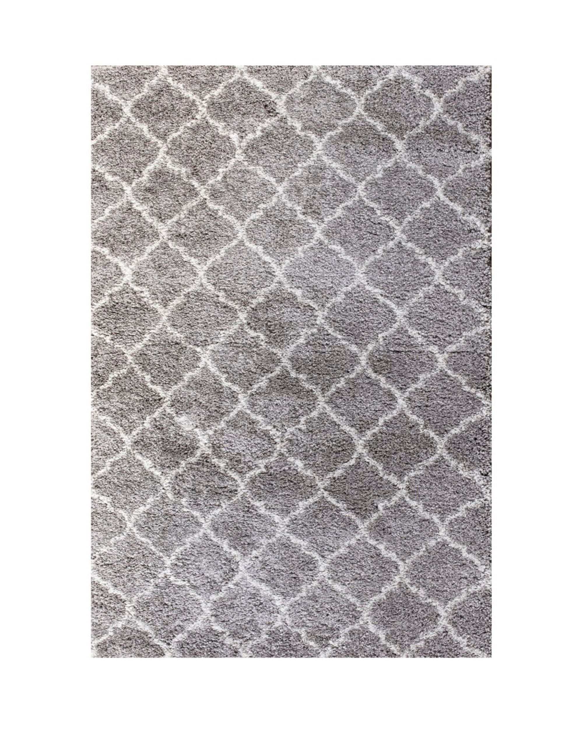Royal Marocco szőnyeg világosszürke/krém 200x290cm