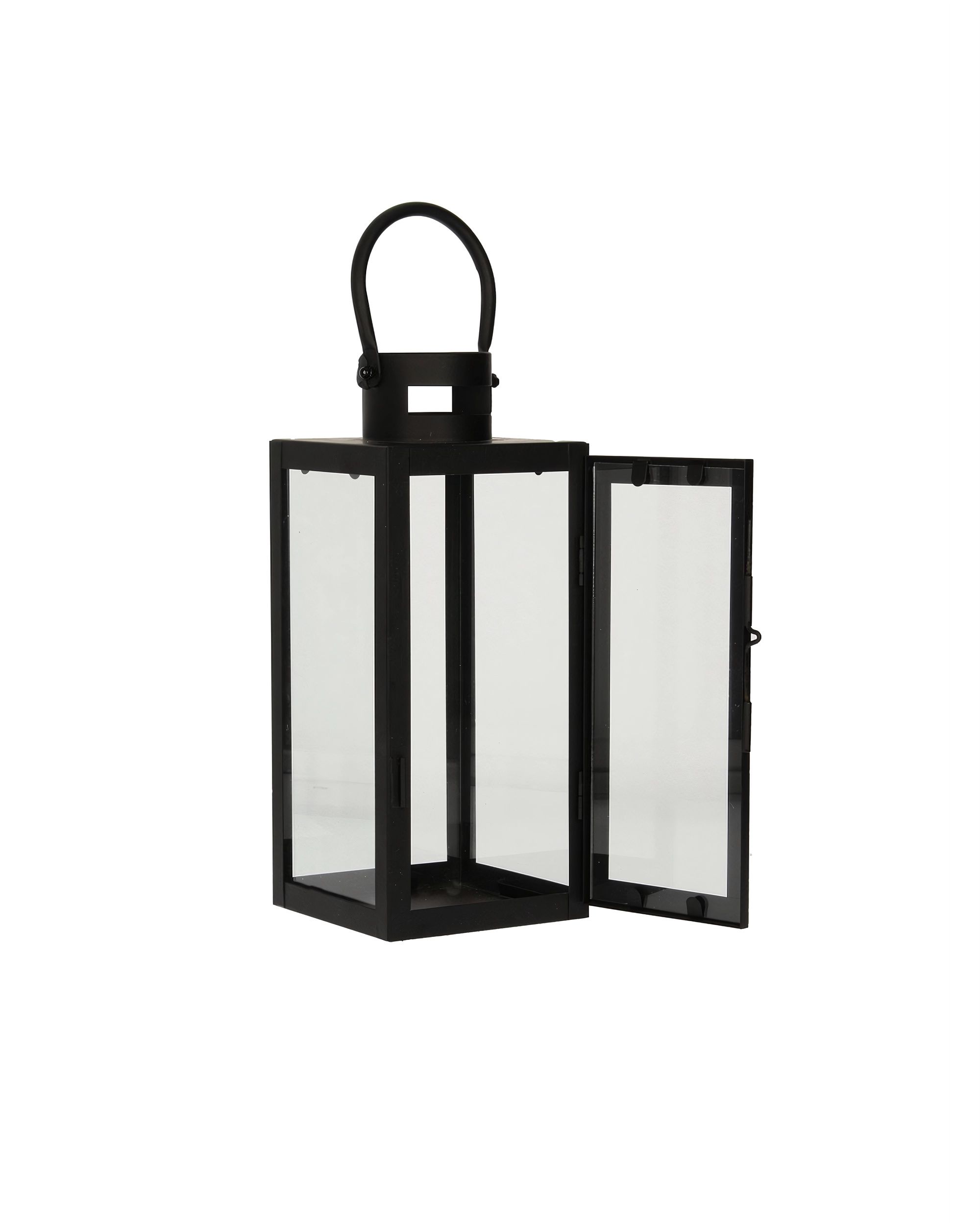 Elegance fekete fém lámpás magasság 30 cm (hover)