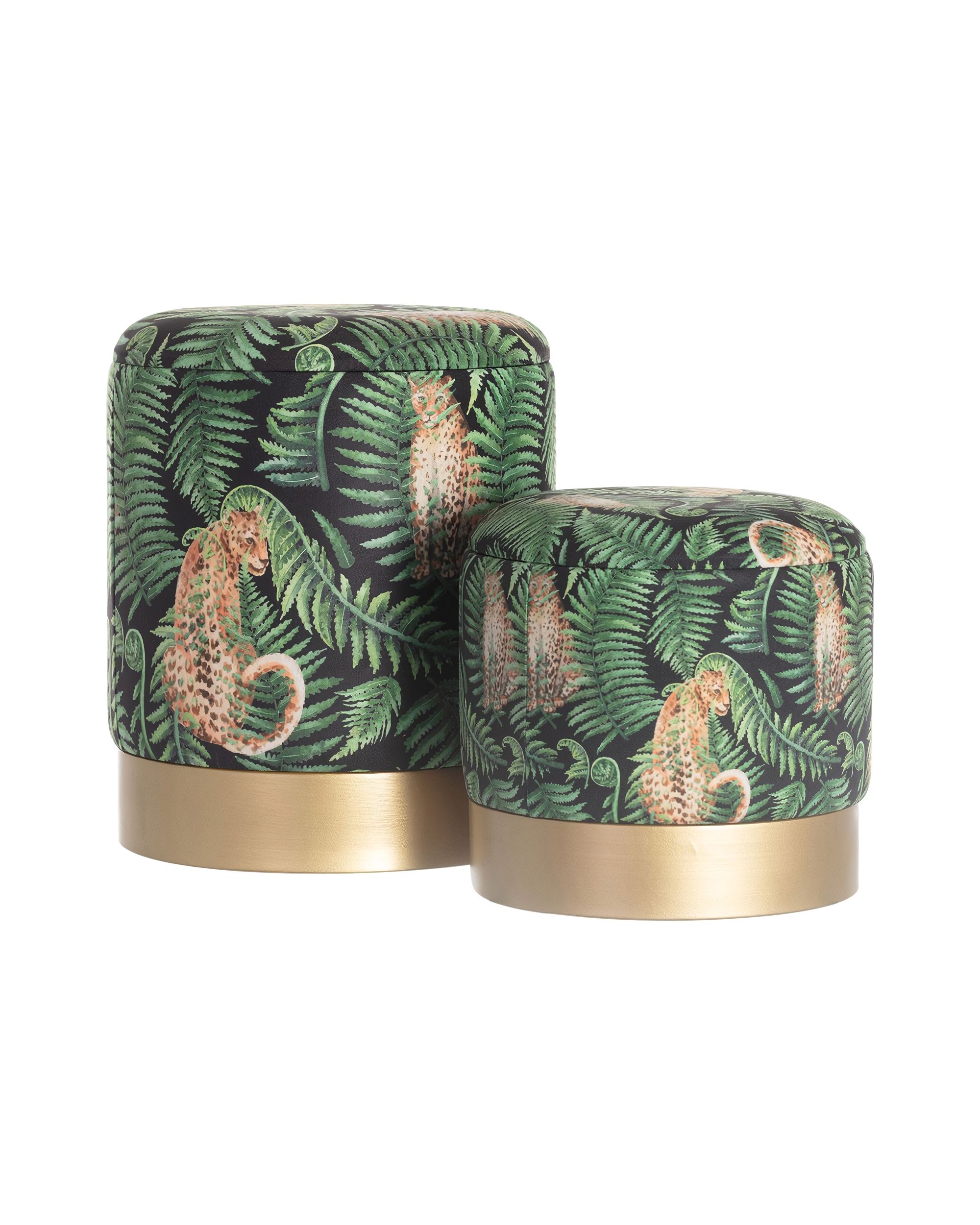 Wild Cat arany puff szett - 2 db