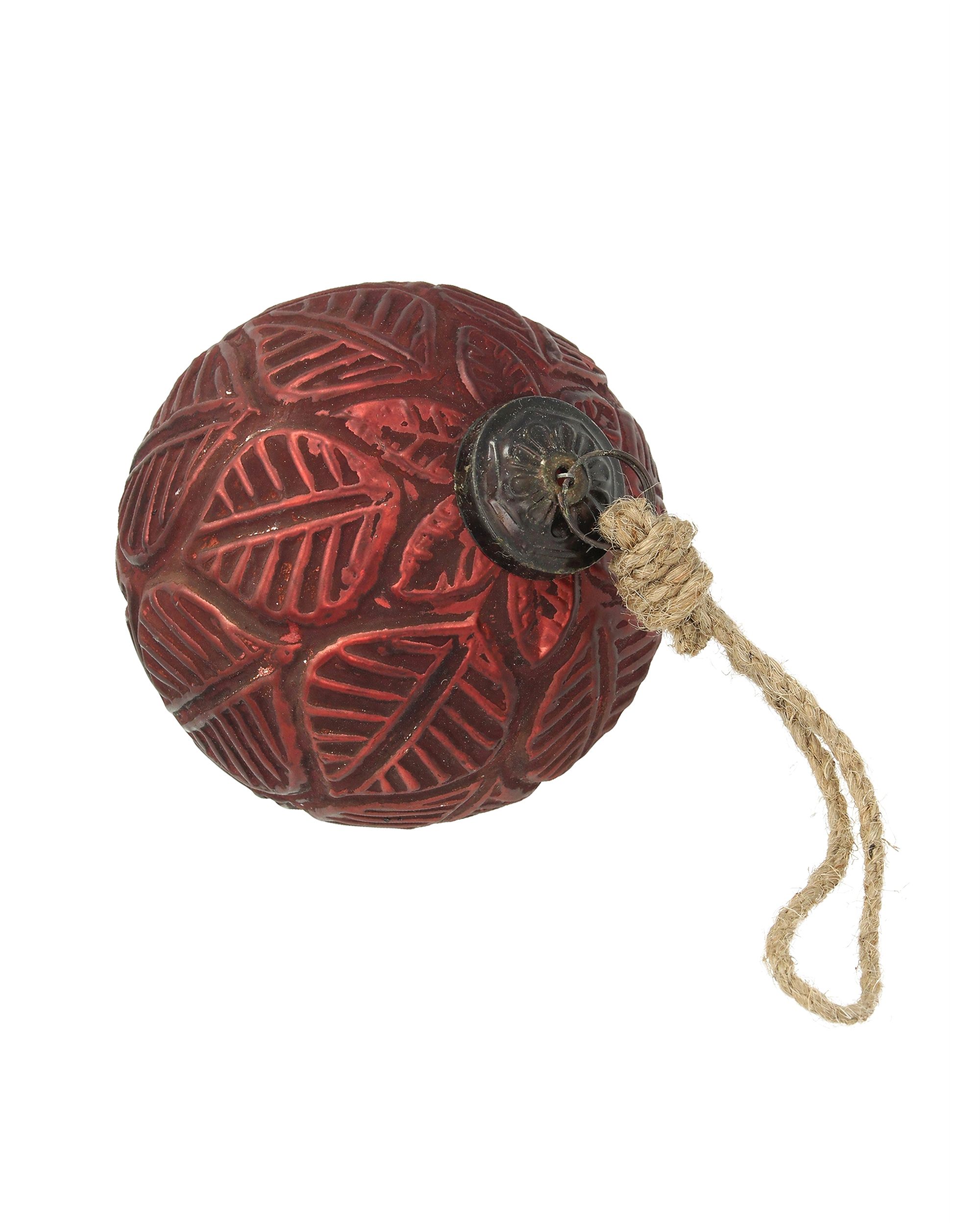 Vintage Crimson gömb ⌀10 cm piros (hover)