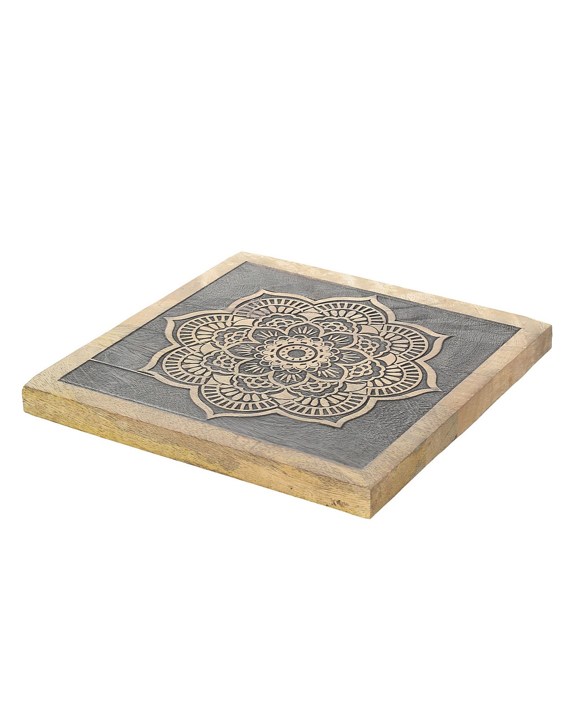 Mandala Wood III falidísz 20x20 cm (hover)