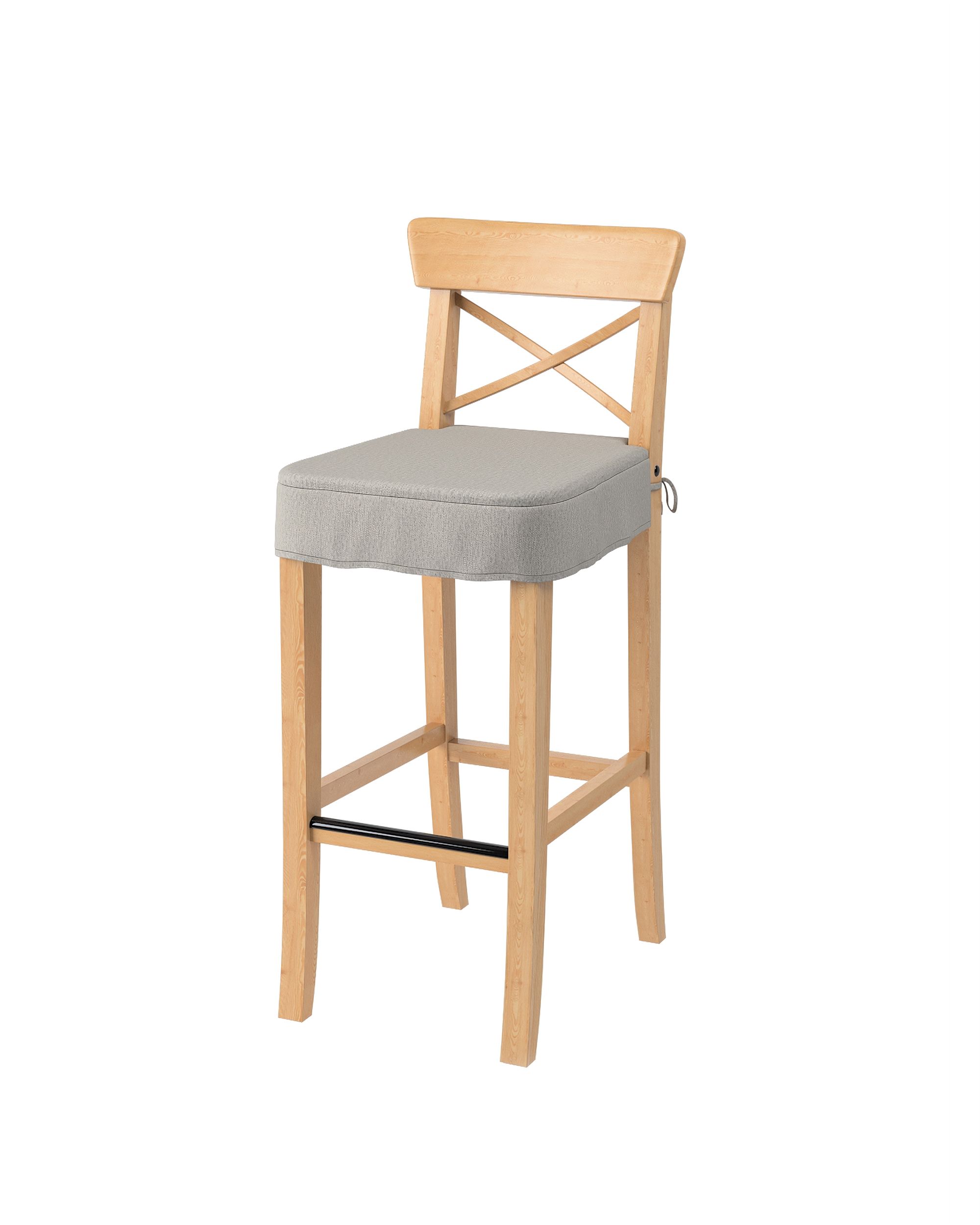 Ülőpárna Ikea Ingolf bárszékhez termék színe szürke szövet fonott