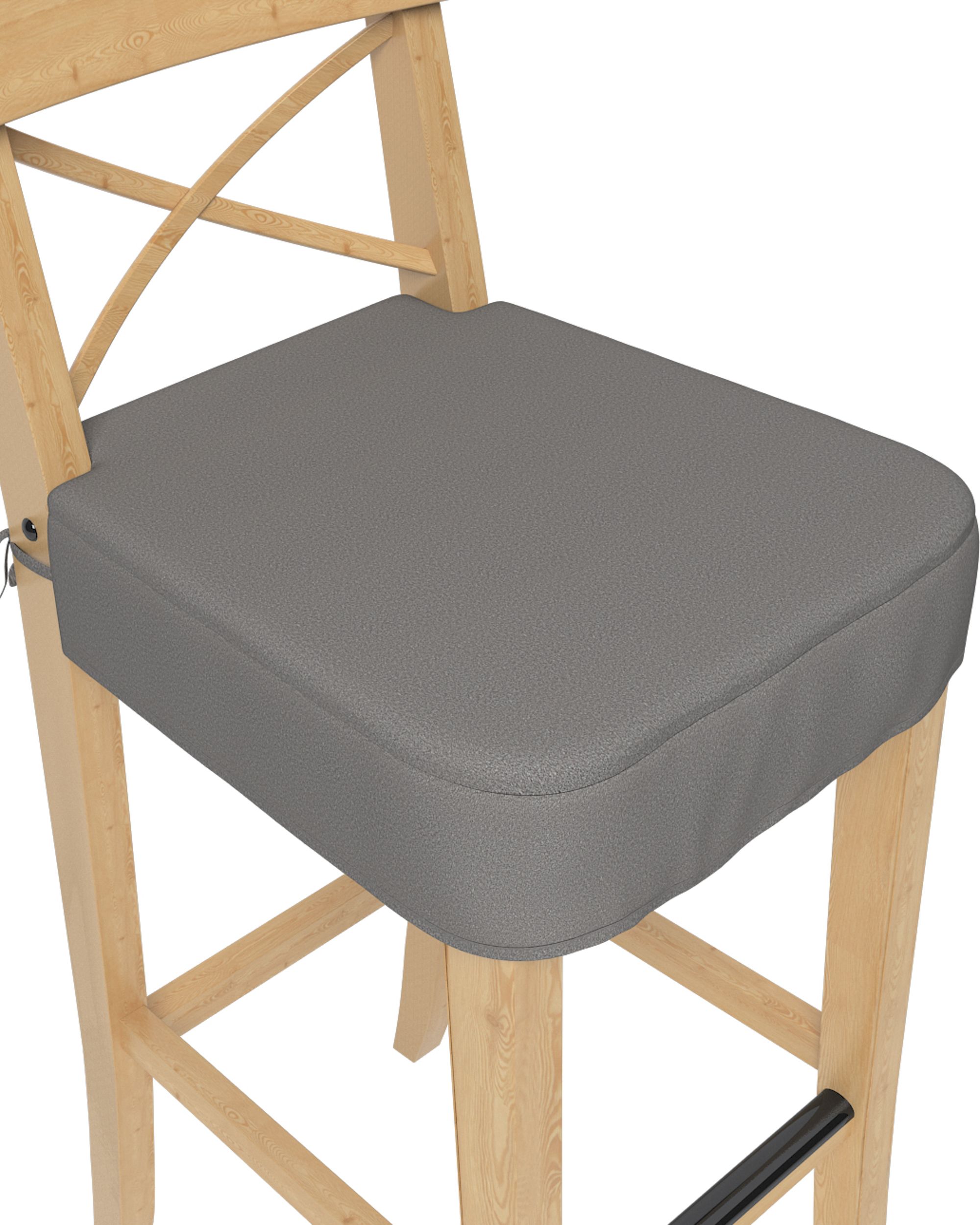 Ülőpárna Ikea Ingolf bárszékhez termék színe szürke szövet fonott (hover)
