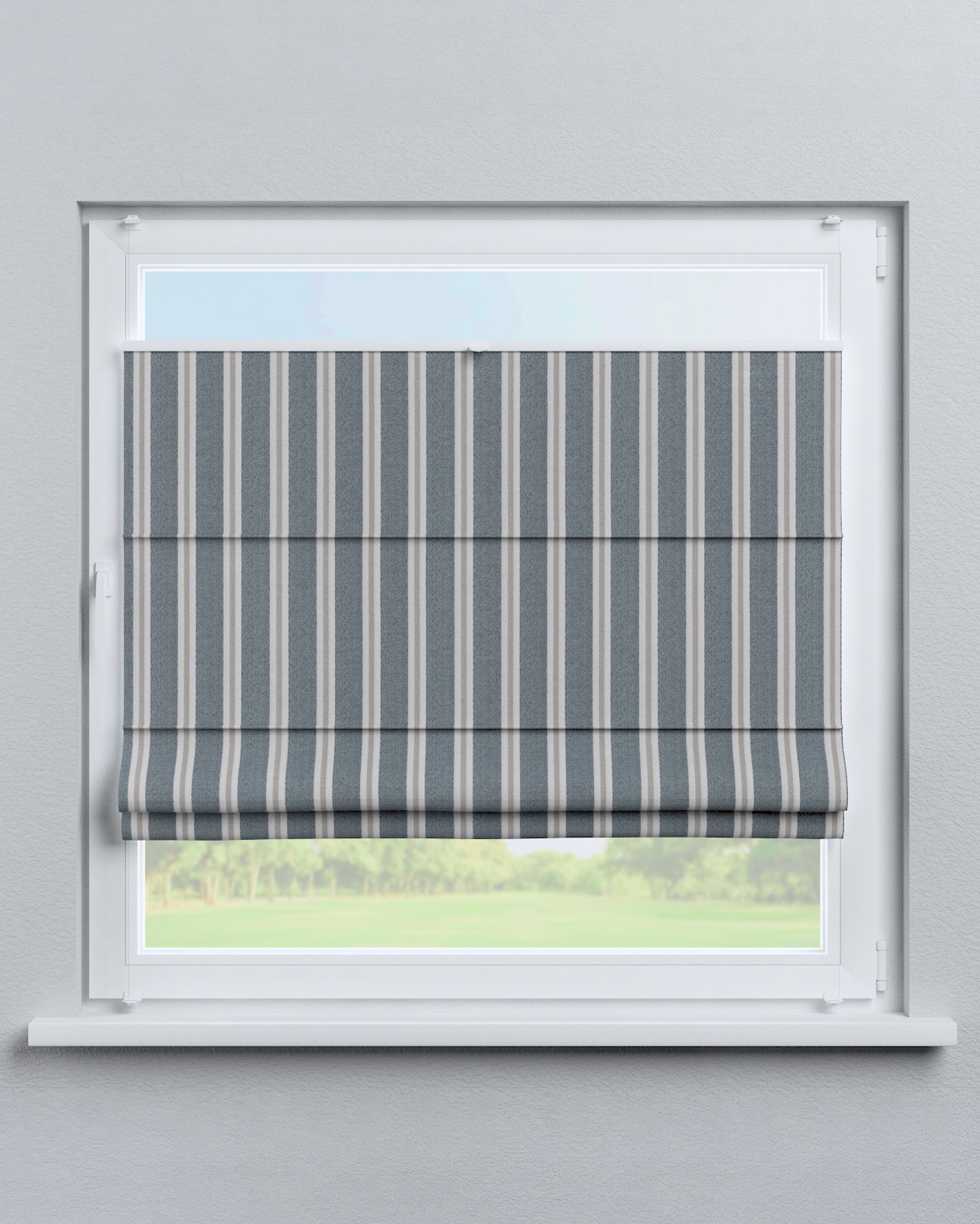 Szicilia pliszé római roló termék színe kék szövet fonott, mintás (hover)