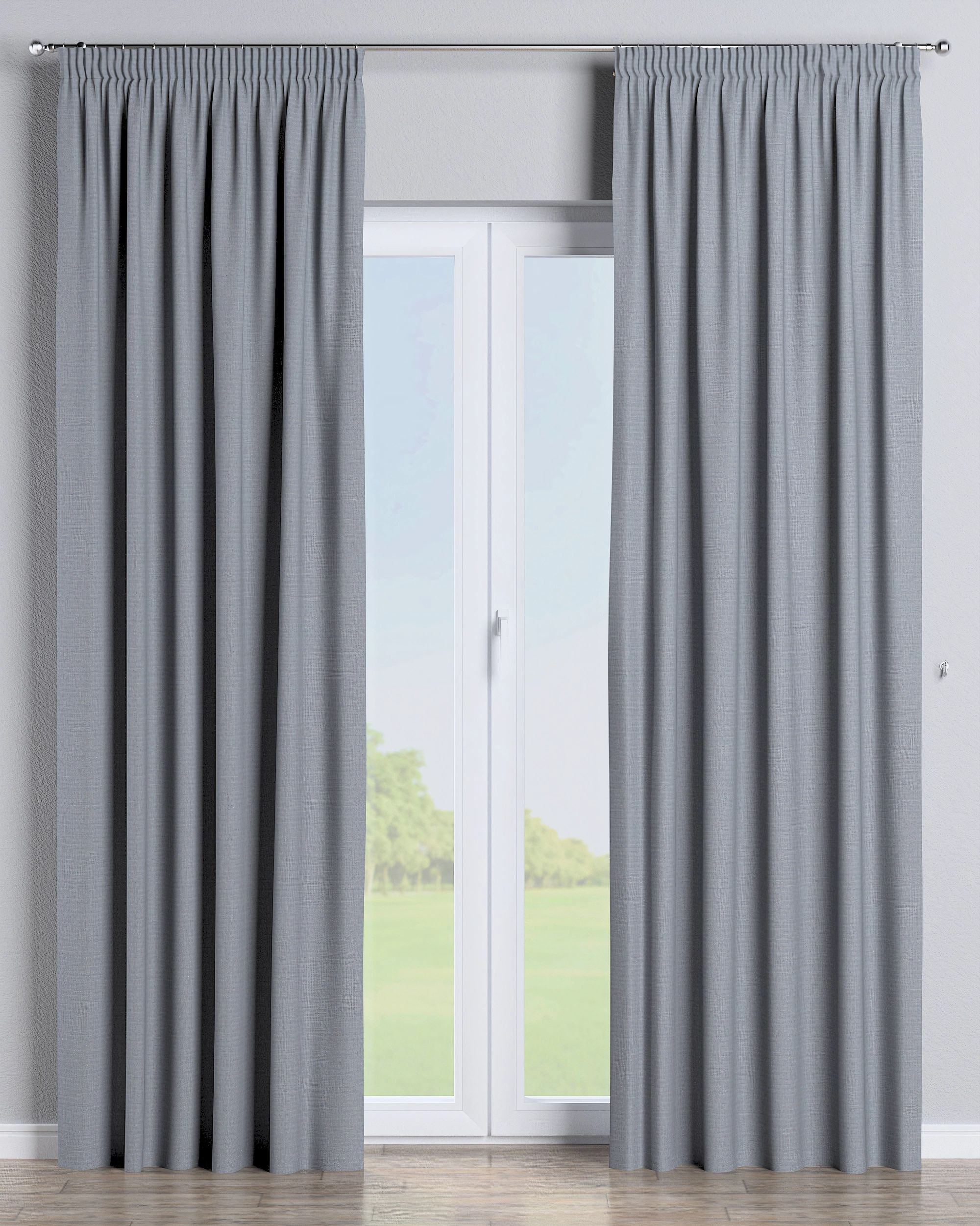 Függöny ráncolóval termék színe fekete szövet kültéri outdoor, fonott