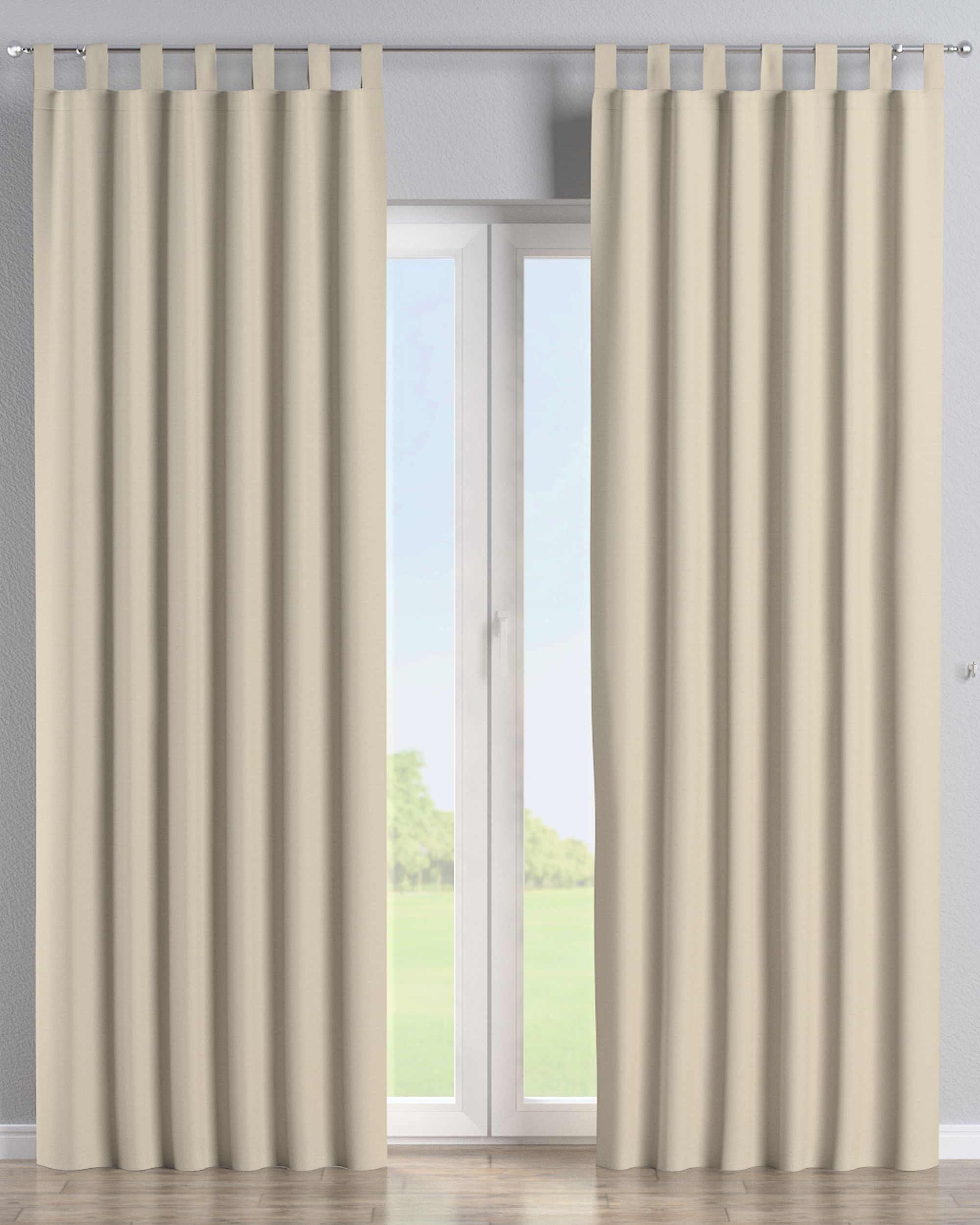 Füles függöny termék színe bézs szövet kültéri outdoor, fonott