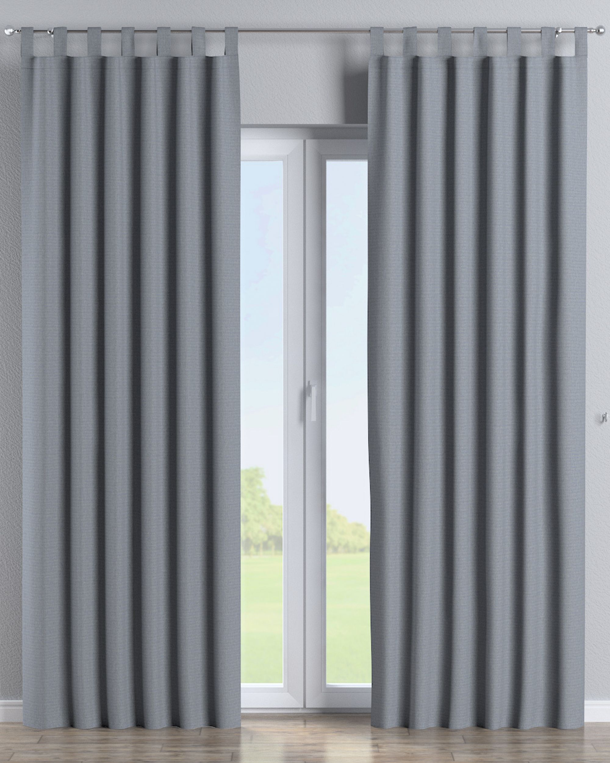 Füles függöny termék színe fekete szövet kültéri outdoor, fonott