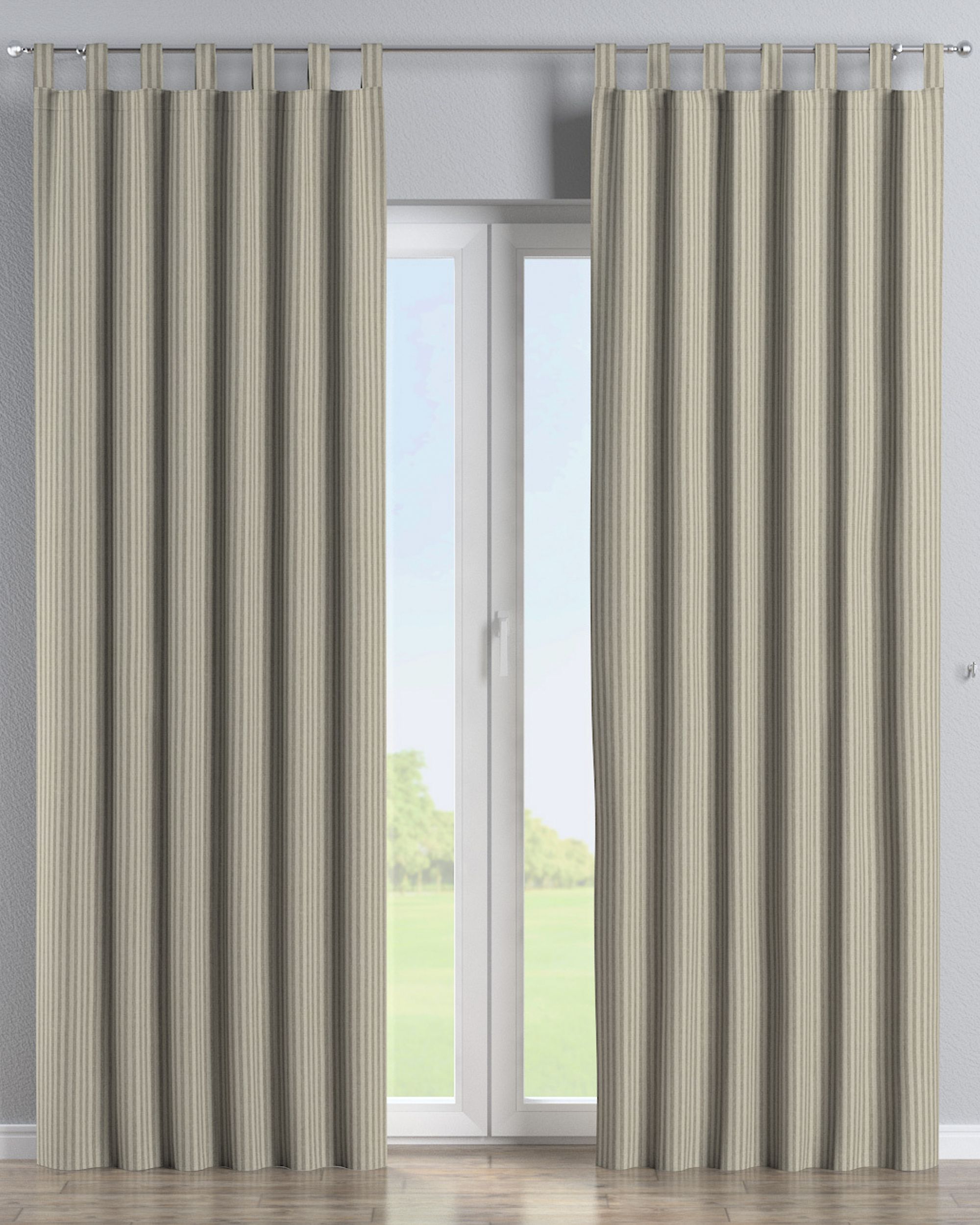 Füles függöny termék színe bézs szövet kültéri outdoor, fonott, mintás