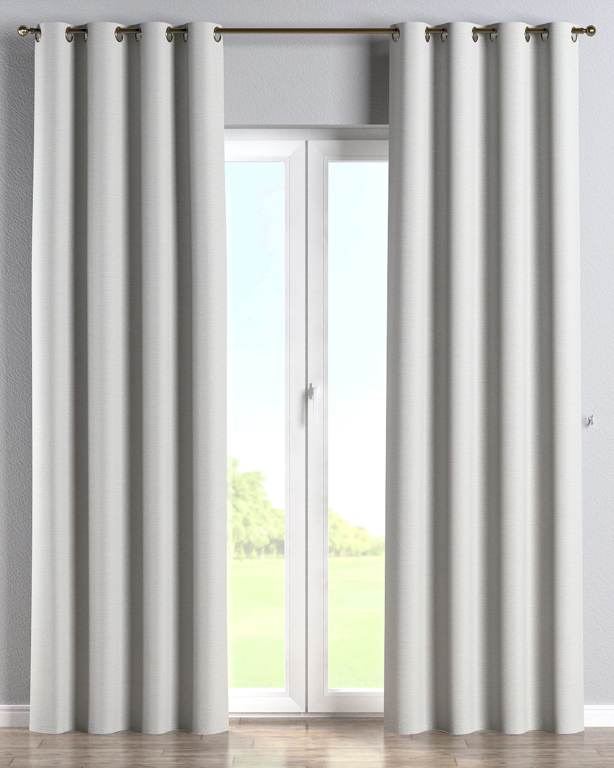 Ringlis függöny termék színe szürke szövet kültéri outdoor, fonott