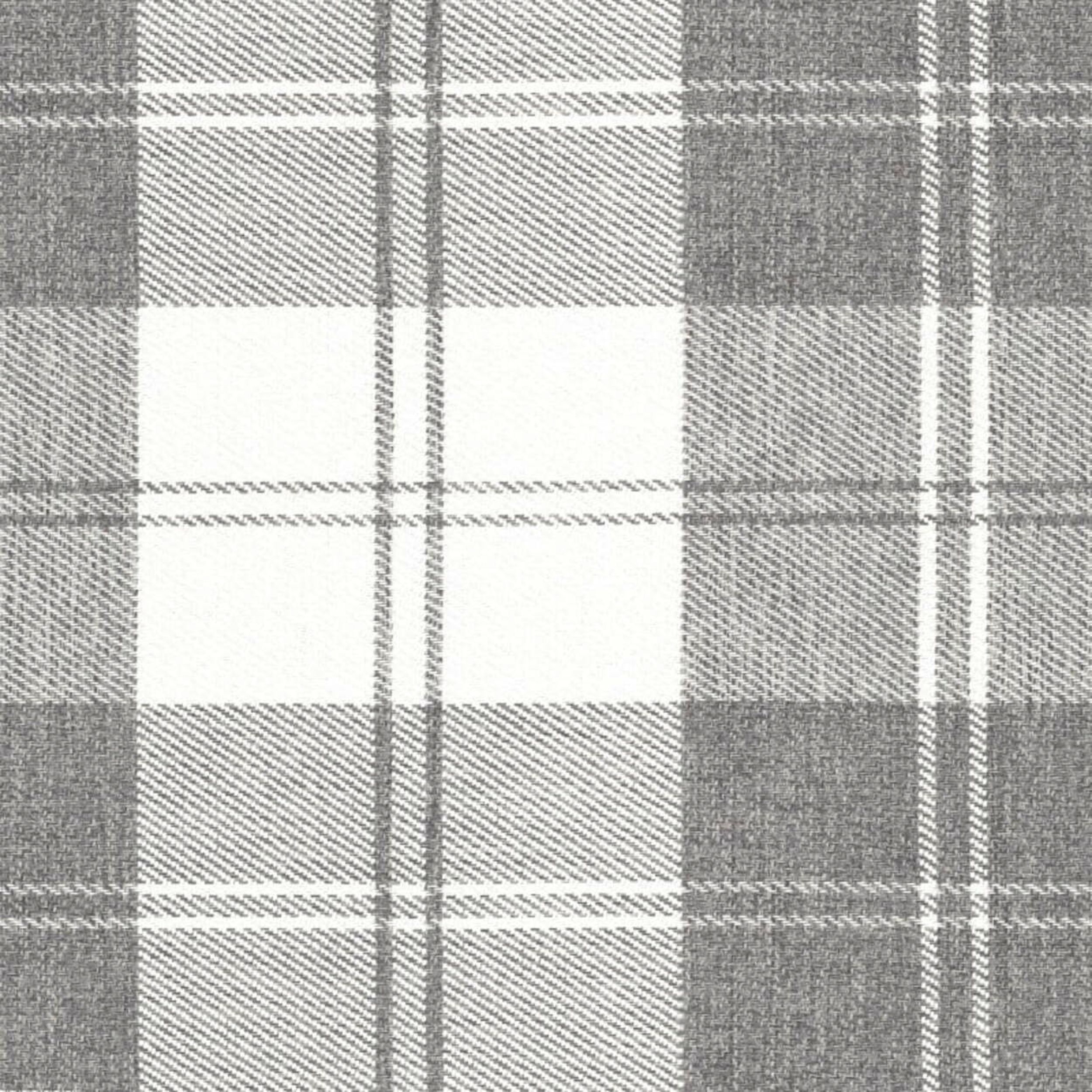 Edinburgh Bútorszövet 115-79 fehér-szürke kockás