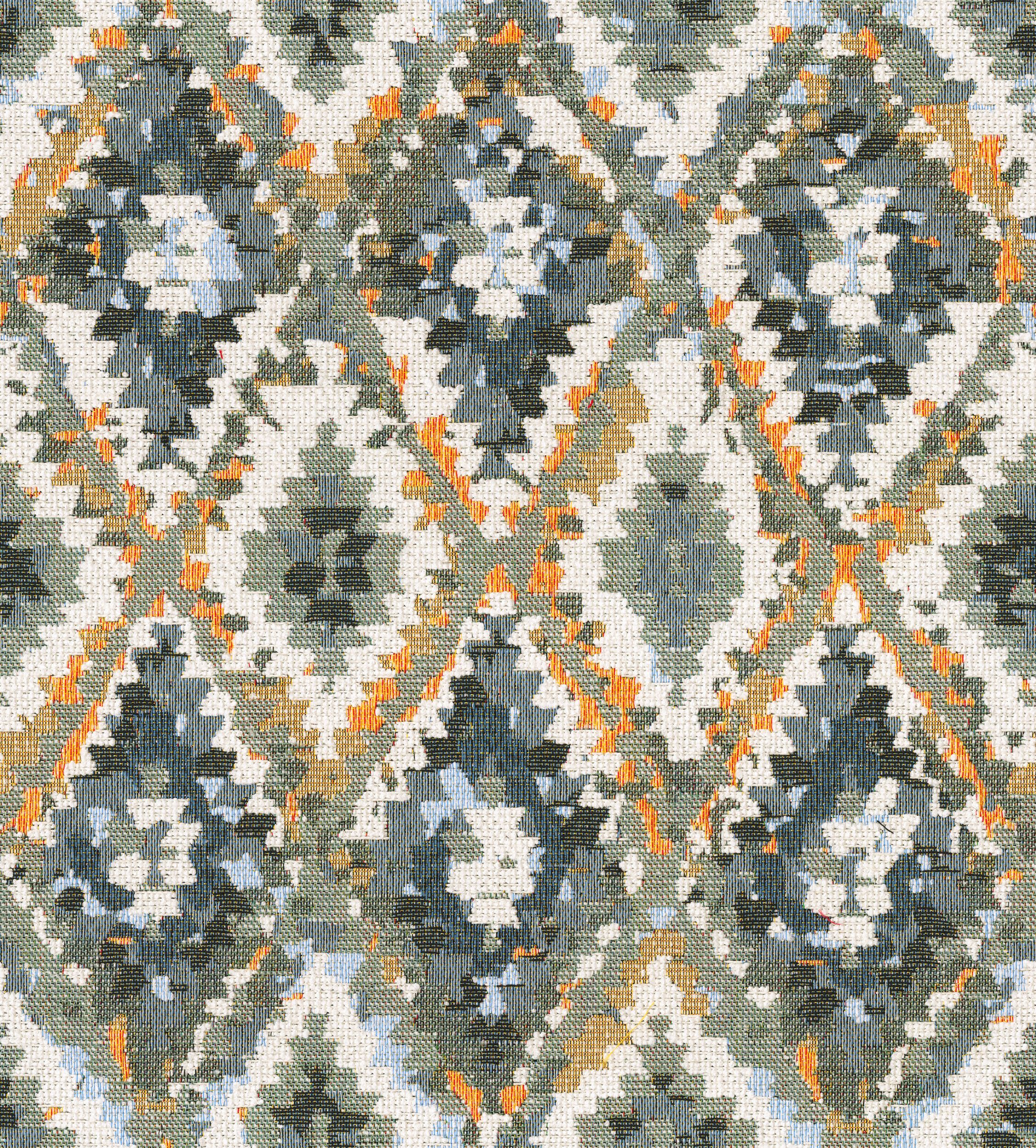 Cosy Home 145-38 krémszínű aztec minták krémszínű kékes-menta alapon