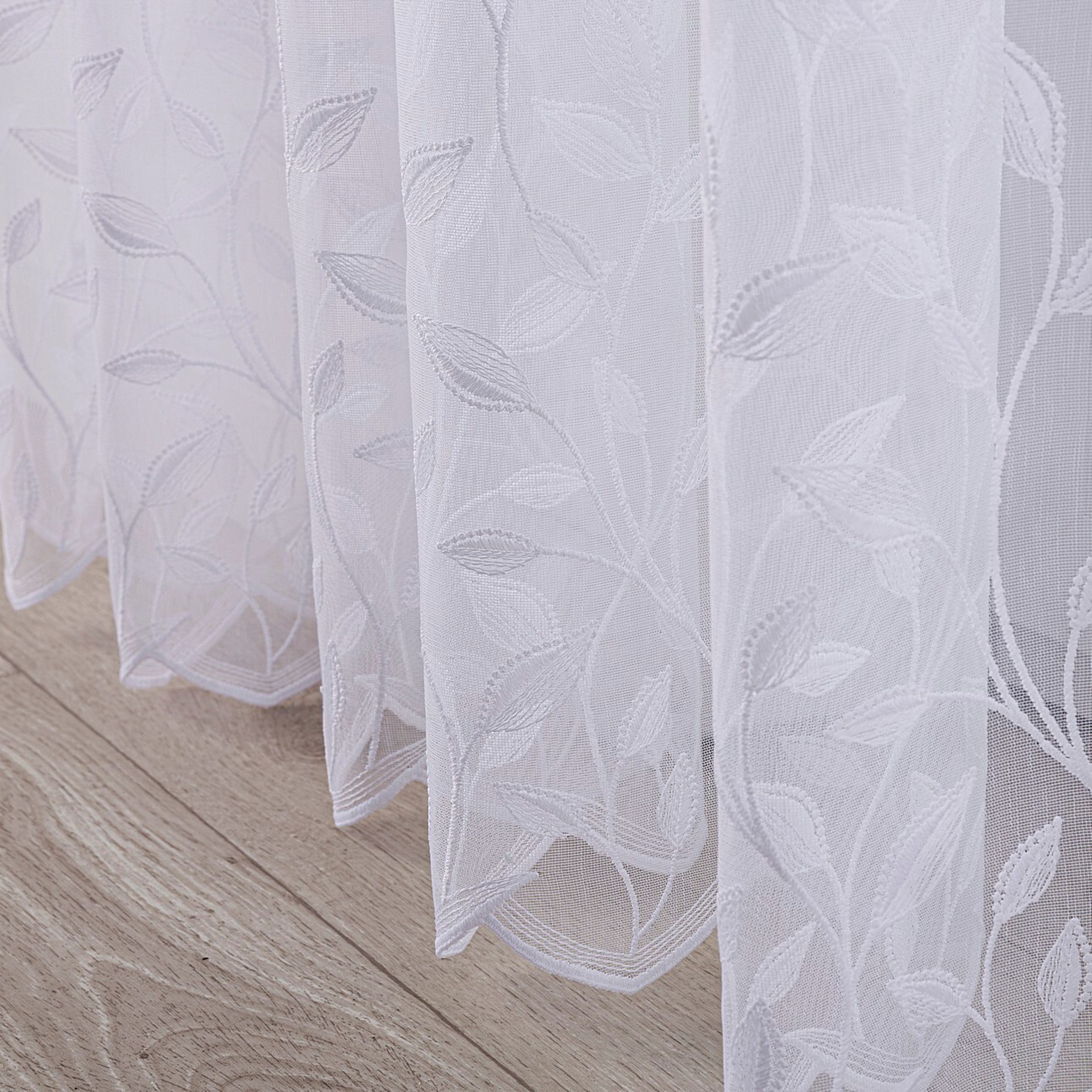 Voile Fényáteresztő 186-42 fehér mintás