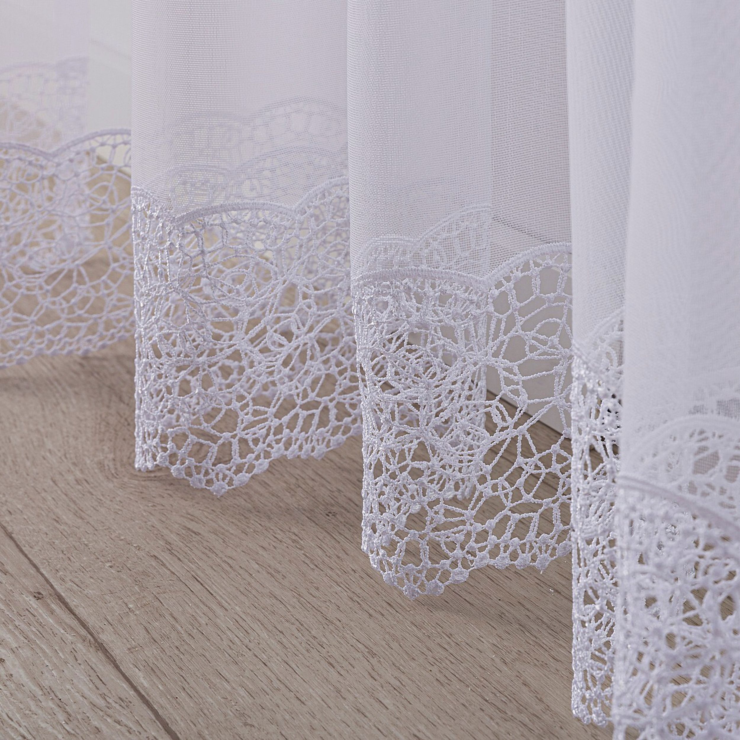 Voile Fényáteresztő 186-50 fehér mintás